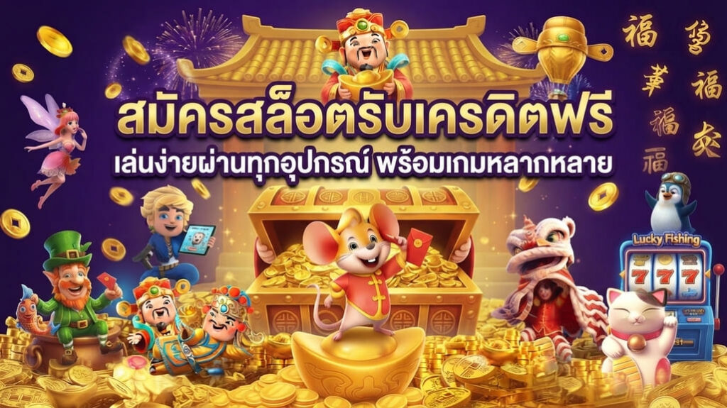 สมัครสล็อตรับเครดิตฟรี